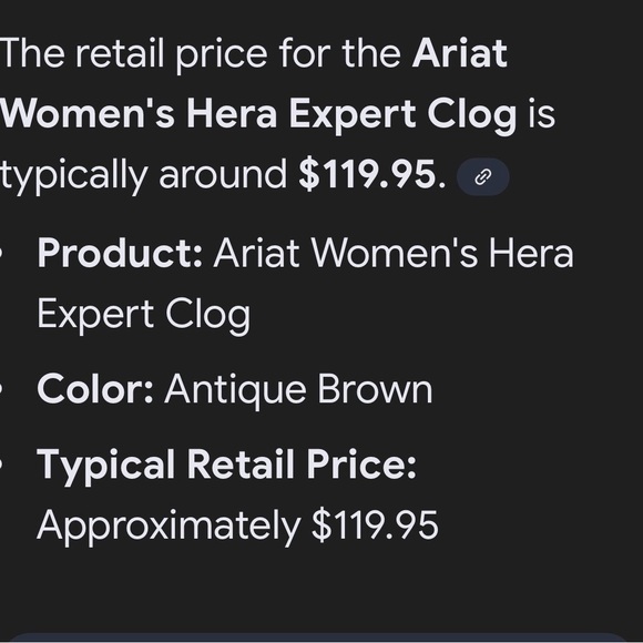 Ariat Hera Expert Clog - Women's 7.5 Distresses Brown with Floral Pattern - Picture 5 of 8